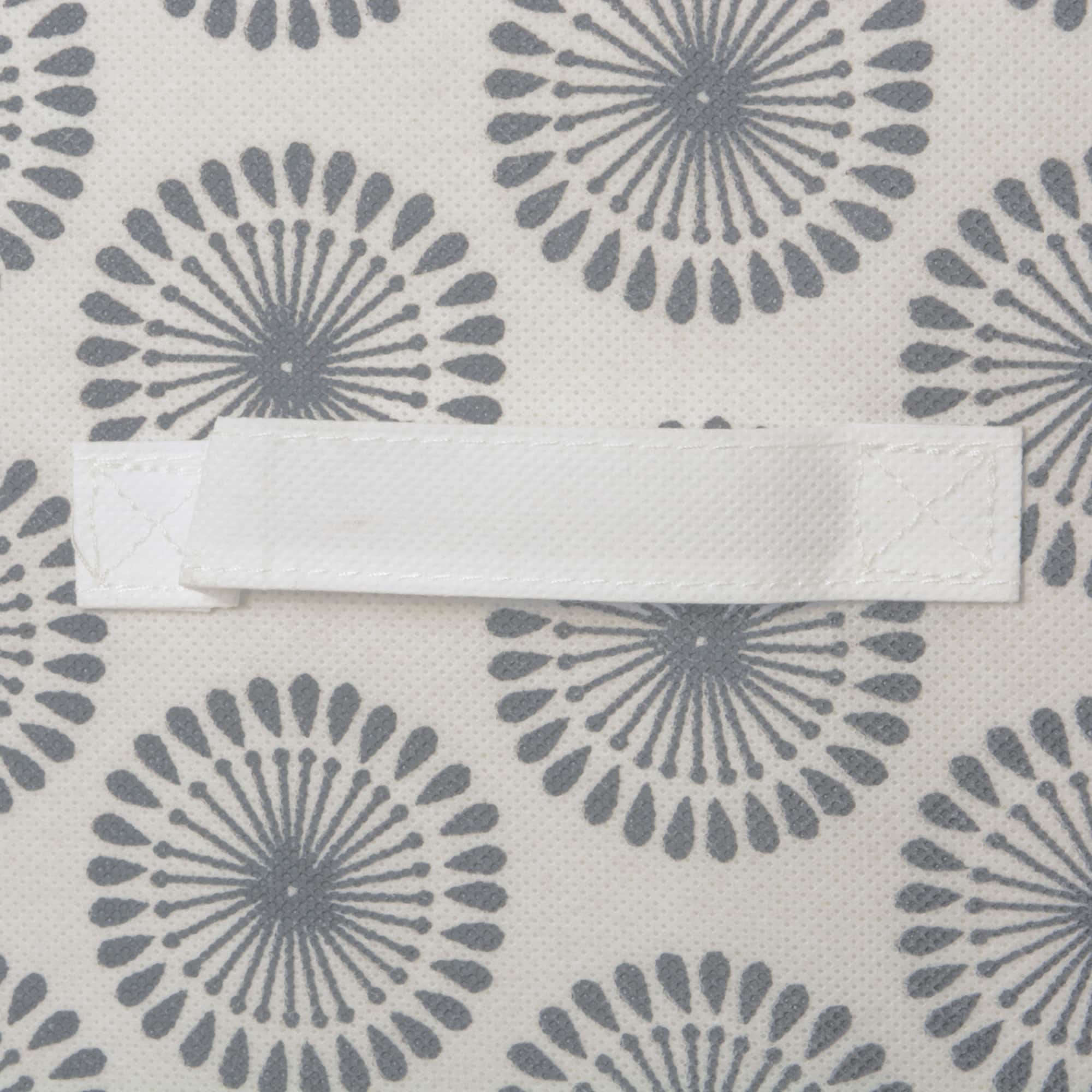 DII® Square Gray Starburst Nonwoven Polyester Cube, 2ct.